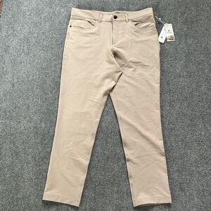 Panama Jack Pants Mens 36x32 Beige Tan Stretch Comfortable Casual Lightweight P2